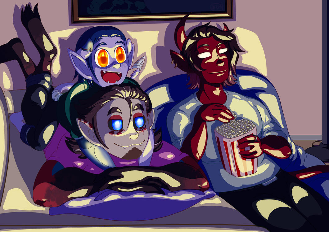 Suithy, Arakheoss &amp; Damesi (© Satomi-Mreow)